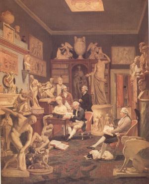 Johann Zoffany Charles Towneley's Library in Park Street (nn03) China oil painting art